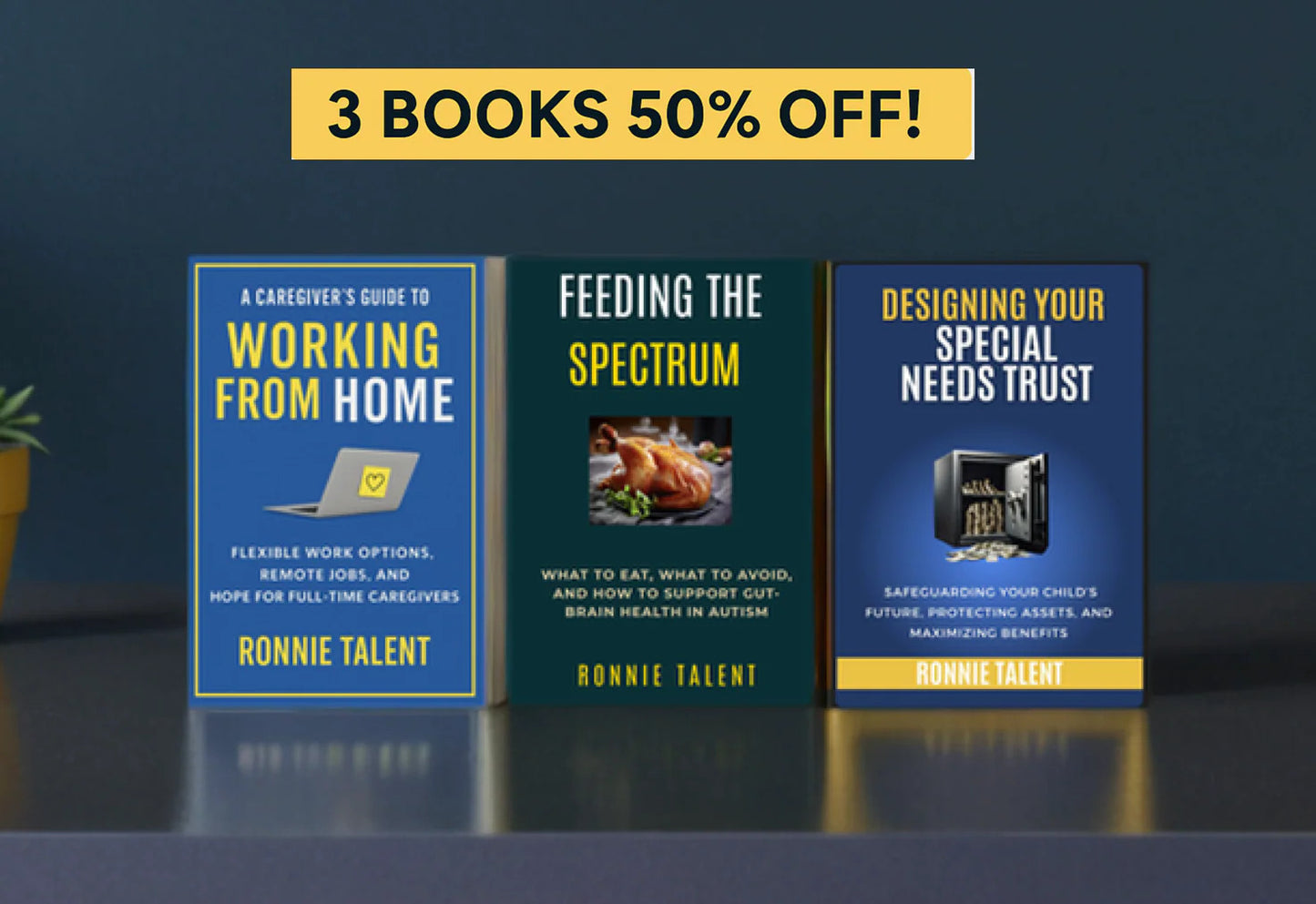 Special One Time Offer - 3 Paperbacks 50% OFF!